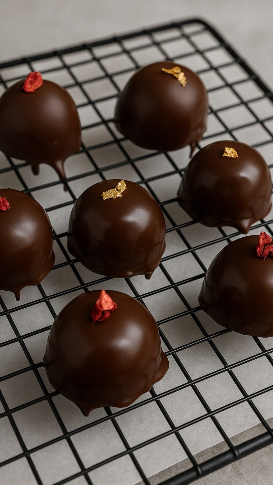 Artisan chocolate bonbons
